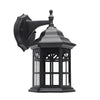 Vintage Wall Light Indoor Outdoor Traditional Metal Glass Shades Lantern Lamp