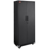 Metal Storage Cabinet Rolling Garage Storage Cabinet 4 Adjustable Shelves