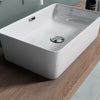Durovin Bathroom Wash Basin Rectangular Countertop Ceramic Sink White 480x315mm