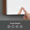 Illuminated LED Bathroom Mirror Cabinet Demister/Sensor/Bluetooth/Clock IP44