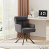 Modern 180° Swivel Accent Chair Ergonomic Leisure Armchair Padded Lounge Seat