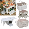 Portable Folding Camping Unit Camping Picnic Storage Box Camping Table Outdoor