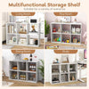 3-tier Freestanding Open Storage Organizer with Shelves