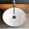 Countertop Basin Bathroom Sink Ceramic Oval Washbasin Sink Vessel