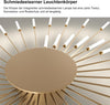 Modern LED Ceiling Light,Creative Fireworks Design Chandelier,28 Heads Gold