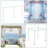 10x10ft Wedding Canopy Chuppah 2 Way Use Backdrop Stand Stage Trade Show Display