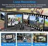 PARKVISION 1080P Bike Mirror Camera Rear View Recorder w/ 4.3" Monitor + Card