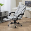 Home Office Chair High Back Computer Chair with Swivel Wheels Light Grey