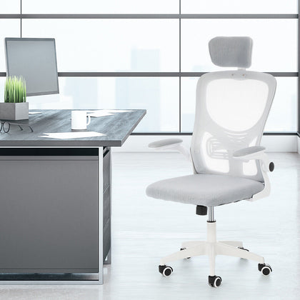 ADJUSTABLE OFFICE ERGONOMIC MESH SWIVEL HOME CHAIR DESK HEIGHT COMPUTER