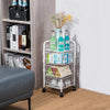 Tiered Kitchen Food Veg Storage Bathroom CaddyRack Organise Fruit Trolley Basket