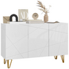 Large 3 Door Sideboard Storage Cabinet Cupboard Adjustable Shelves Living Room