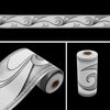 Peel Stick Floral Pattern Waistline Wallpaper Tile Sticker Skirting Border Decor