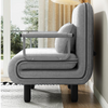 Folding Single Fabric Sofa Bed Chair Sleep Lounge Sleeper Leisure Guest 190cm
