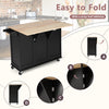 Mobile Kitchen Island Cart Rolling Kitchen Island Trolley Cupboard w/Drawers