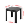 Modern 110/75cm Wooden Dining Table for Dining Room Kitchen for 2-6 People