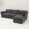 Luxury 2, 3 Seater Linen Fabric Couch Sofa Corner Chaise Settee Living Room Set