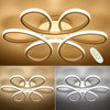 Square/Ring LED Ceiling Lamp Dimmable Light Chandelier Fixture Living Bedroom