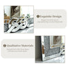 Rectangle Silver Mirrors Shiny Crystal Diamond Big Wall Mirror Living Room Decor