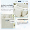 Convertible Sofa Bed 3-in-1 Pull out Arm Chair Folding Recliner Sleeper