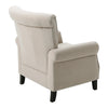 Velvet Armchair Wing High Back Occasional Queen Anne Fireside Lounge Sofa Chair