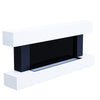 50inch Electric Fire LED Flame Wall Mounted Fire Heater Surround Fireplace Suite