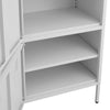 Home Office Metal Filing Cabinet File Tool Printer Storage Unit Shelves Cupboard