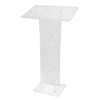Acrylic Lectern Plexiglass Podium Clear Stand Acrylic Pulpits f/ Churches Office