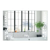 Illuminated LED Bathroom Mirror Cabinet With Demister Sensor Shaver Socket