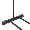 Black Metal Clothes Rail Rack Garment Stand Corner Open Wardrobe with Shelf