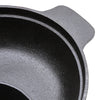 Cast Iron Shabu-Shabu Dual Divide Cooking Soup Hot Pot Hotpot Stockpot Non-stick
