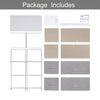 Storage Cabinet Drawers Fabric Metal Frame Sofa Side Bedroom Nightstand Bedside