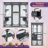 Large Outdoor Catio Wooden Cat Enclosure Big House Outdoor with Platforms Runs