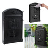Large Vintage Wall Mounted Mailbox Outdoor Lockable Secure Mail Letter Post Box