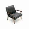 Armchair Stylish Living Room Accent Chair Wood Frame Armchair，Artificial Leather