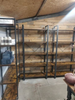 Large Industrial Bookcase Wood Vintage Heavy Duty Storage Unit Display Bookshelf
