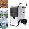 50/70L Commercial Grade Dehumidifier Industrial for Condensation Moisture Damp