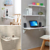 Folding Wall Mounted Table Drop-leaf Dining Table Laptop PC Desk Storage100*40cm
