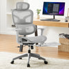 Office Chair Reclinable Swivel Armrest Headrest Adjustable W/Footrest Two Color