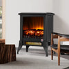 Burner Living Log Wood Electric Stove Fire Heat Fan Heater Fireplace Room Zwgpbw