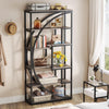 Tribesigns Bookshelf, 5-Tier Bookcase, Tall Bookshelf with 8 Open Storage Shelf