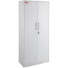 VEVOR Metal Storage Cabinet w/ 3 Keys Adjustable Shelves & Magnetic Door White
