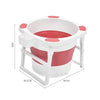 Folding Bathtub Water Tub Adult Children Kids Spa Soaking Sauna SPA Bath Tub Lid