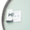 Round Wall Mounted Mirror Bathroom Bedroom Makeup Dressing Mirrors Metal Frame