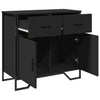Sideboard Black 79.5x35.5x74.5 Engineered Wood W6W6