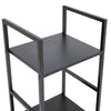 2 Tier Industrial Bookshelf Storage Shelf Unit Display Rack for Home Living Room