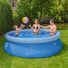 Round Paddling Pool Outdoor Garden Inflatable Swimming Playing Pond Human Pet UK