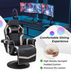 Massage Gaming Chair Height Adjustable Swivel Racing Video Gaming Recliner