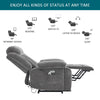 ELECTRIC POWER LIFT RISER RECLINER CHAIR ARMCHAIR W/ CUP HOLDERS & USB PORT GREY