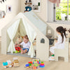 6-in-1 Kids Playhouse Wooden Indoor Large Play Tent Toddler Montessori Playhouse