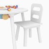 Children Table and 2 Chairs with Storage Kids Bedroom Furniture Playroom Bedroom